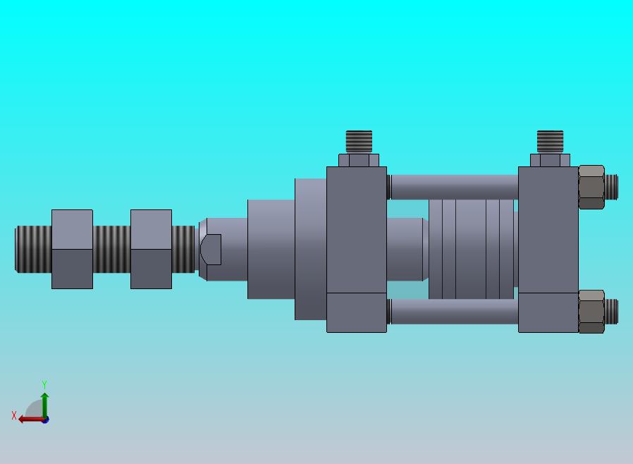横拉杆液压缸（带底座）80x40x27 mm