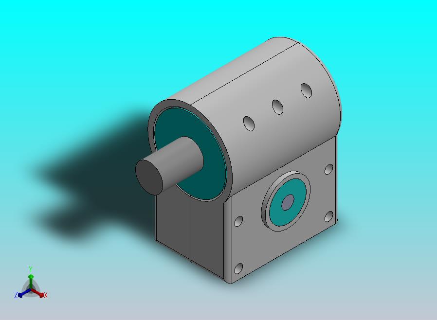 蜗杆传动变速箱