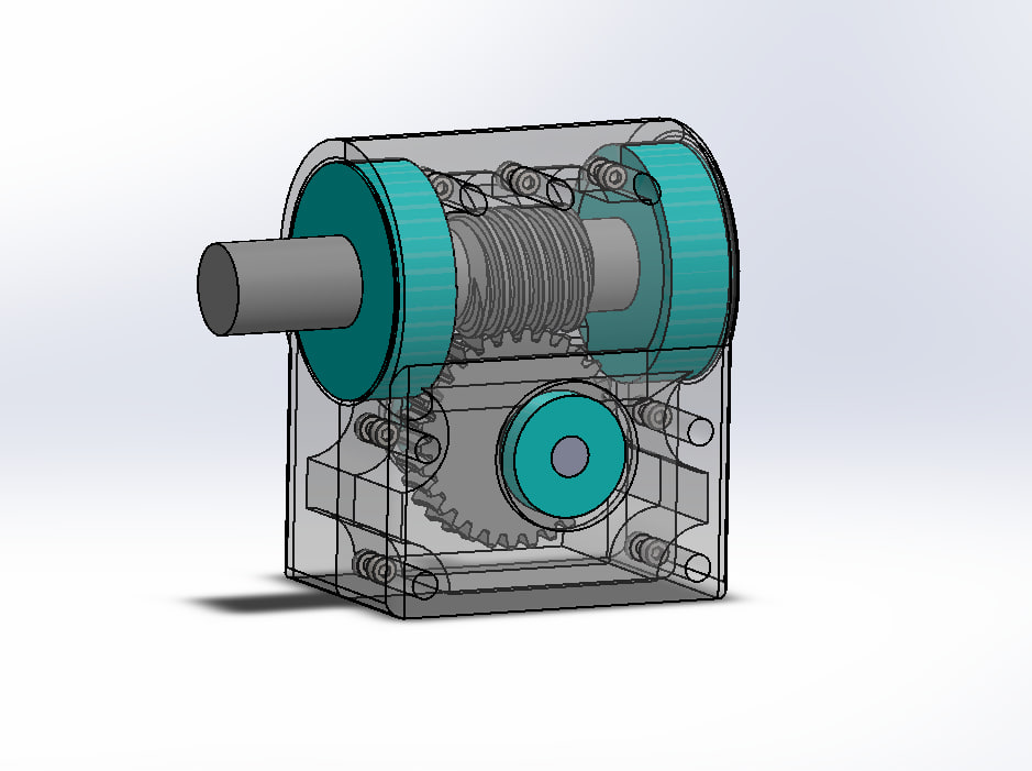 蜗杆传动变速箱