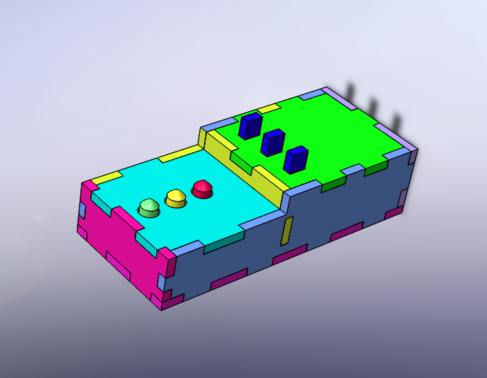 野猪的胶合板箱