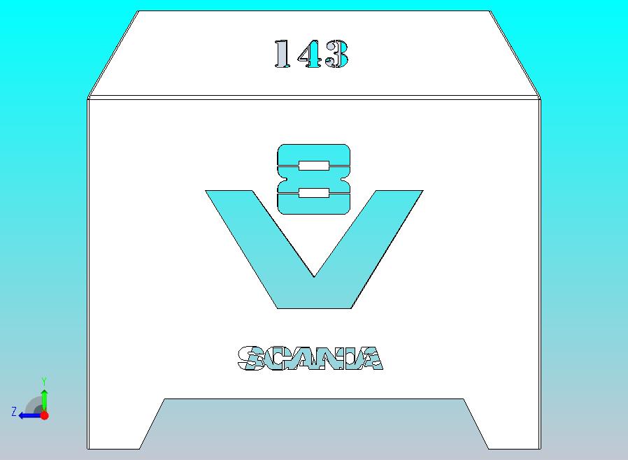 斯堪尼亚V8，花盆，140-141-142-143型