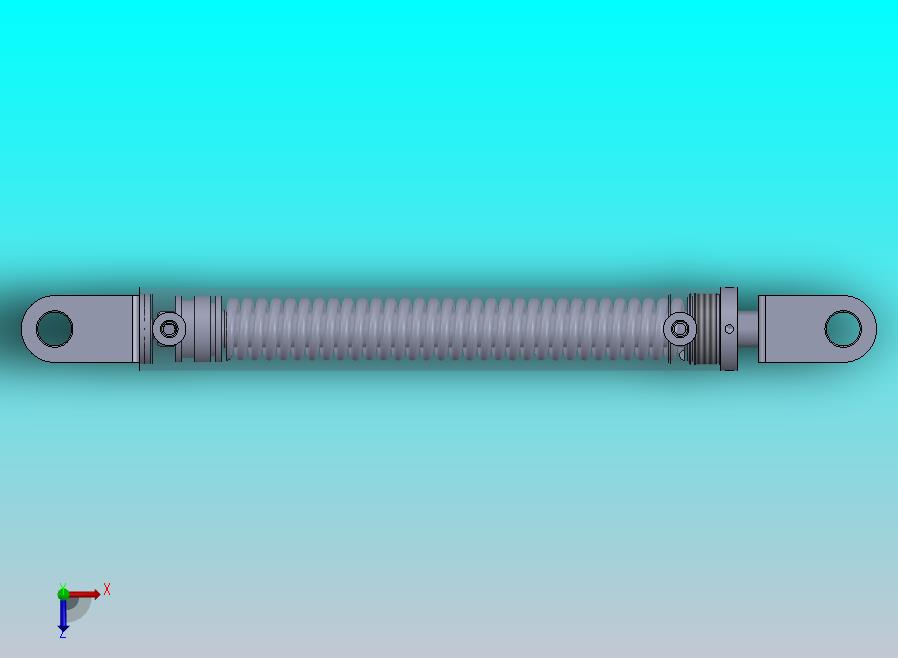 焊接式液压缸（单作用-弹簧加载）50.8x28x355.5 mm