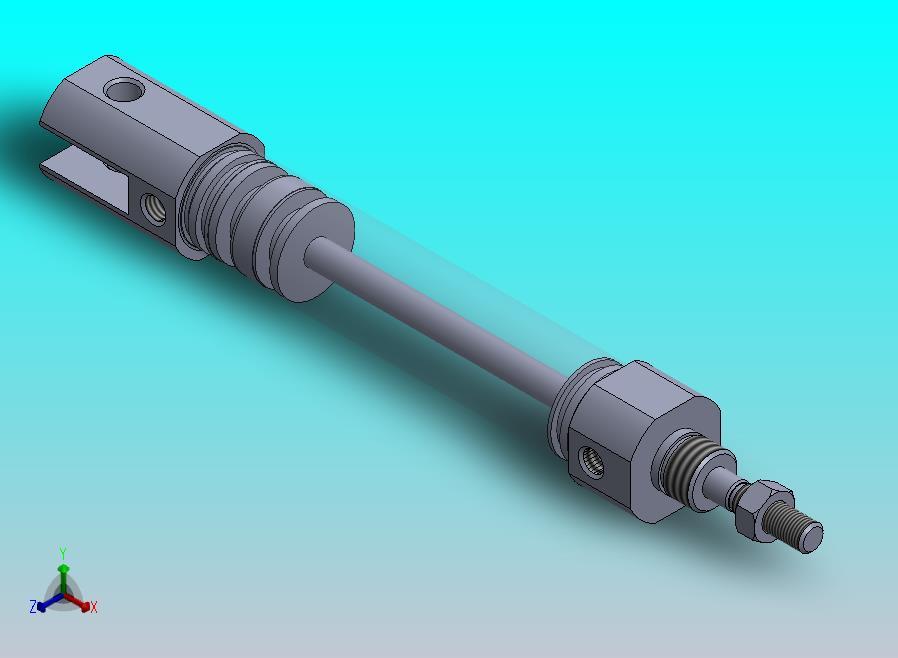 气缸（圆形后安装）16x5x55 mm