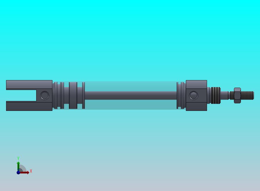 气缸（圆形后安装）16x5x55 mm