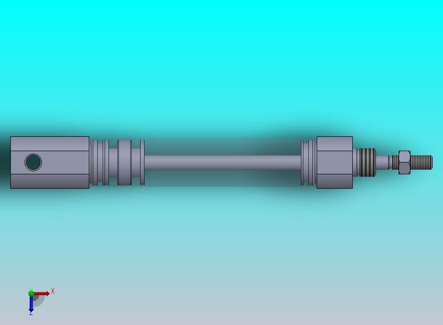 气缸（圆形后安装）16x5x55 mm