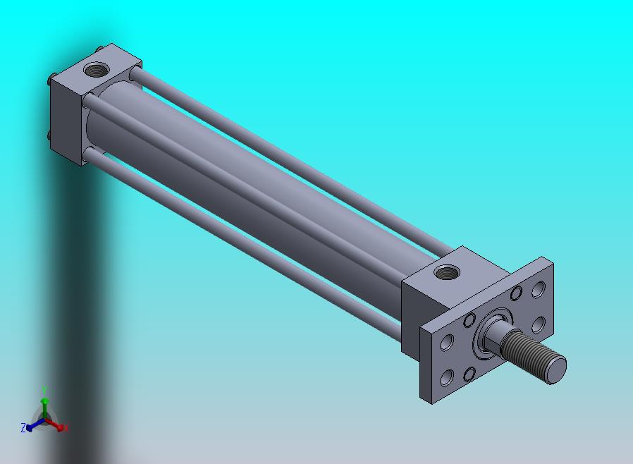 横拉杆液压缸40x25x250 mm