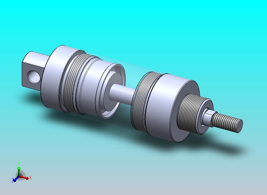 圆形气缸40x12x25.5毫米