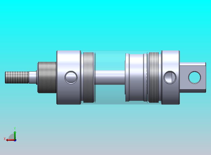 圆形气缸40x12x25.5毫米