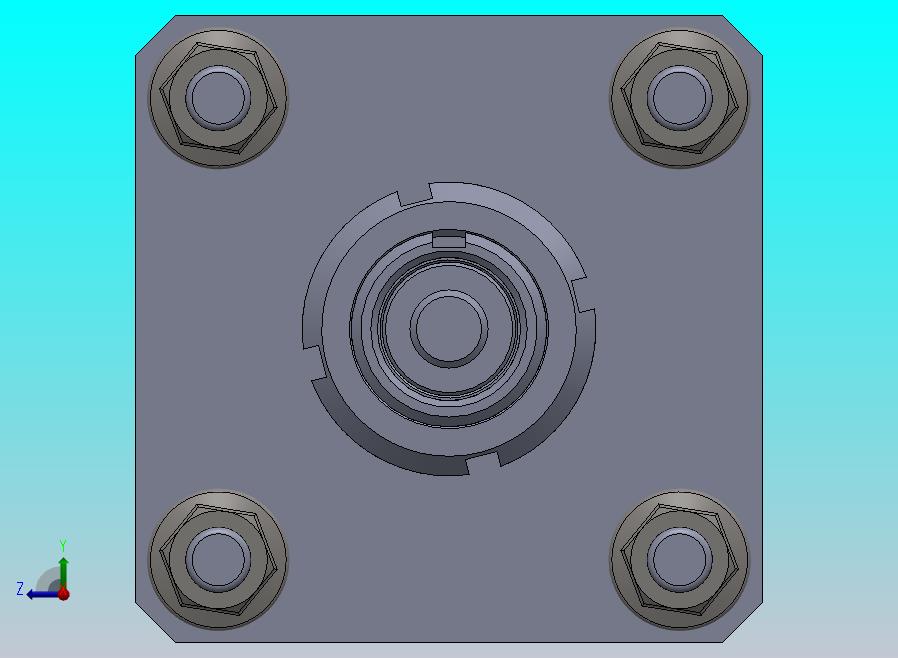 横拉杆气缸（单作用）80x20x88 mm (1)