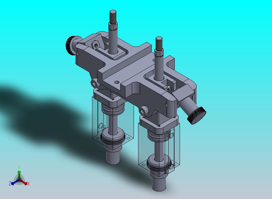 专用气缸（带机器部件的气动装置）40x16x50 mm