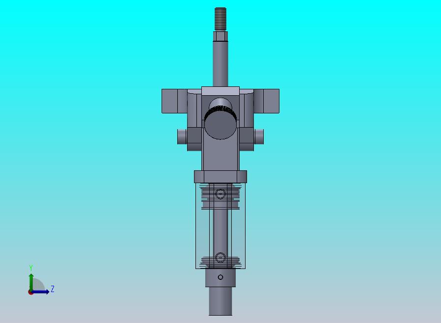 专用气缸（带机器部件的气动装置）40x16x50 mm