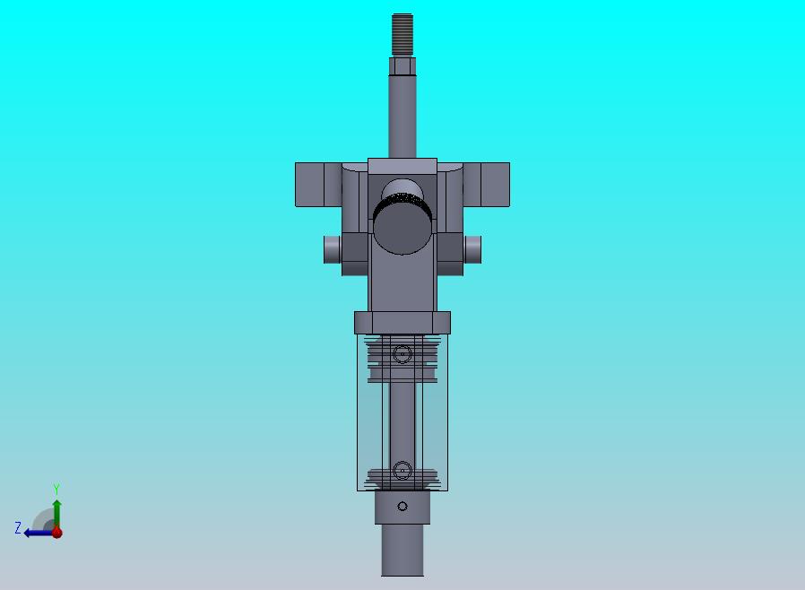 专用气缸（带机器部件的气动装置）40x16x50 mm