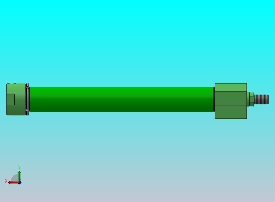 焊接式液压缸（带前脚）63x45x602 mm