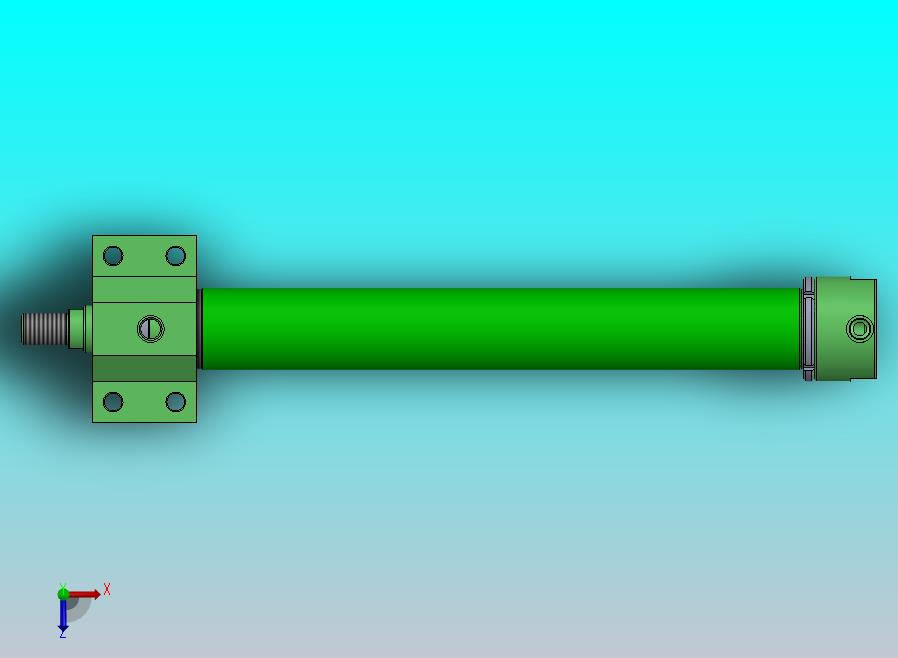 焊接式液压缸（带前脚）63x45x602 mm