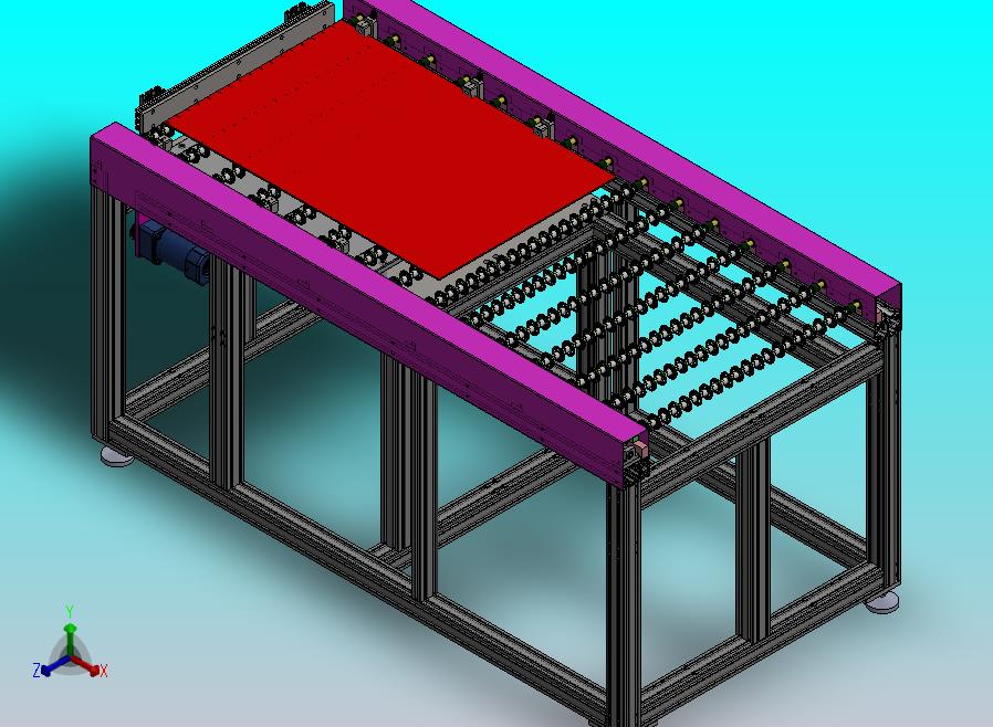 输送平板玻璃的辊道输送机