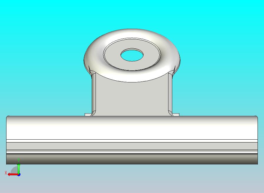 64 毫米金属斗牛犬夹
