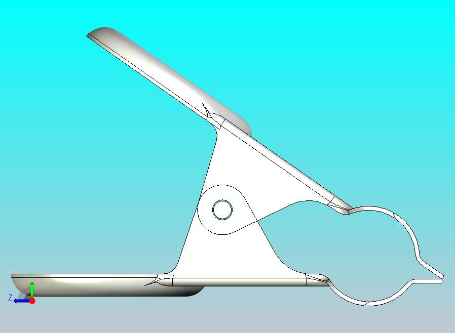 64 毫米金属斗牛犬夹