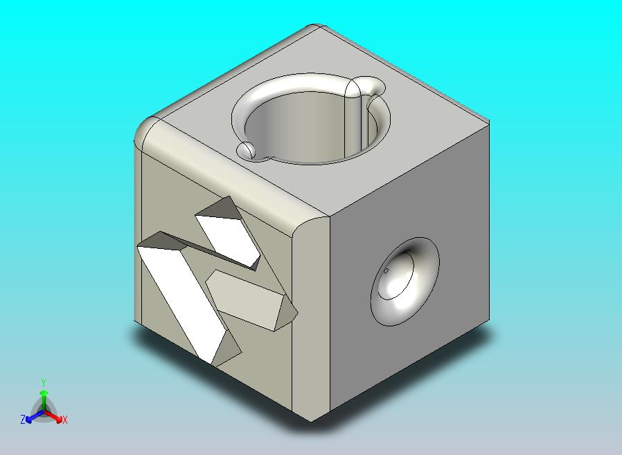 3D 打印测试立方体