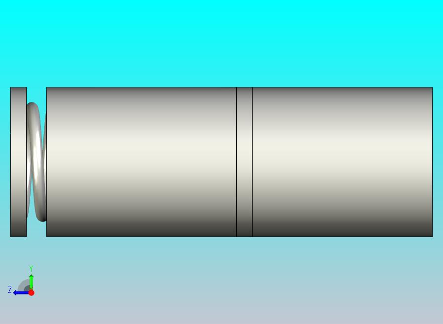 刚性管内的弹性弹簧