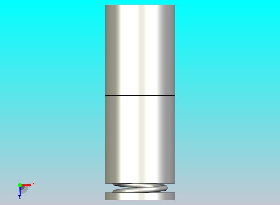 刚性管内的弹性弹簧