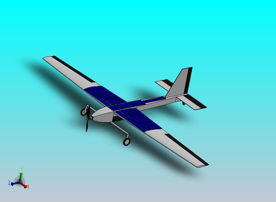 太阳能遥控飞机