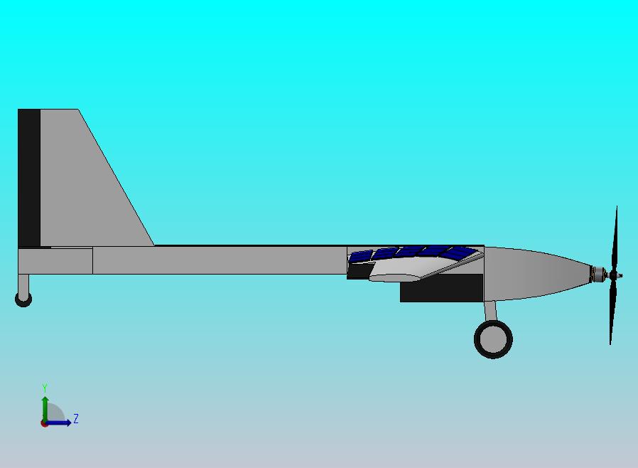 太阳能遥控飞机