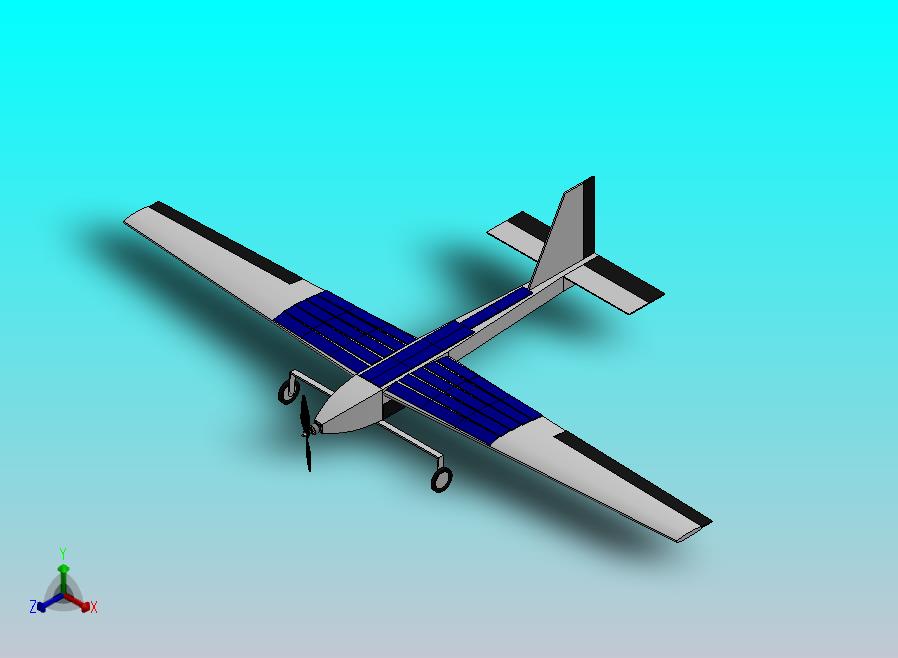 太阳能遥控飞机