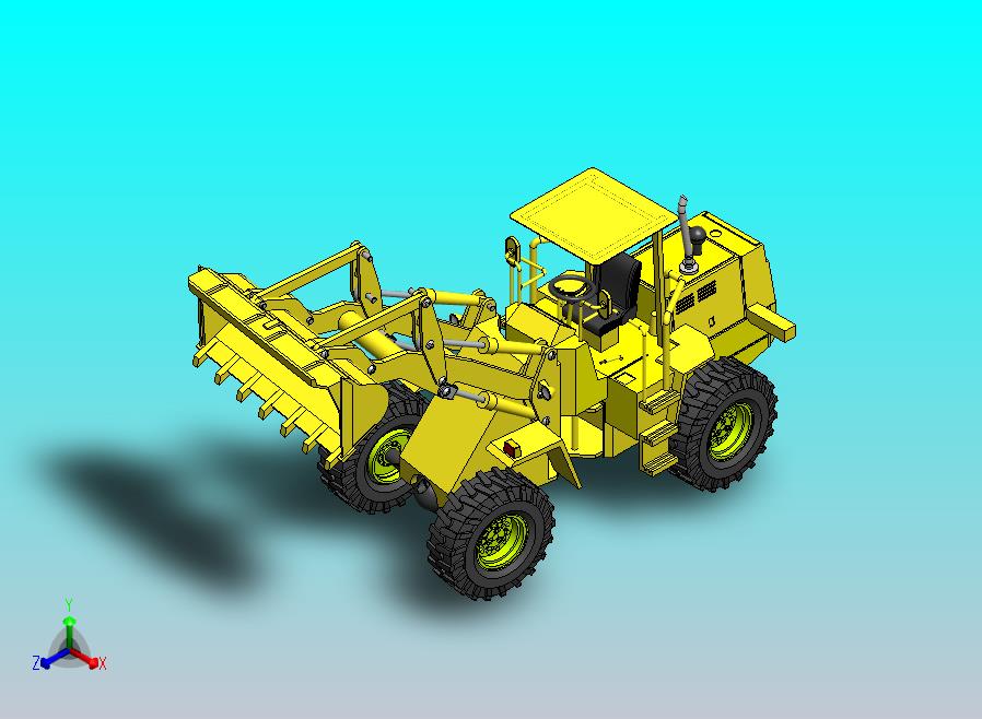 拖拉机装载机反铲