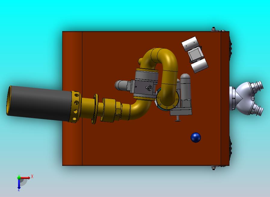 防爆消防灭火侦察机器人，用耐高温履带避震式底盘设计，履带底盘+消防水炮+管道