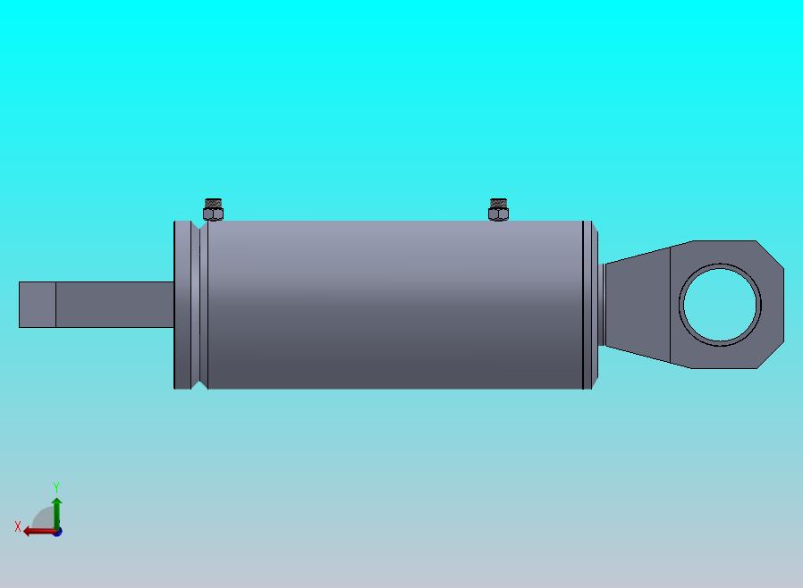 高压液压缸（带前后眼）160x90x246 mm