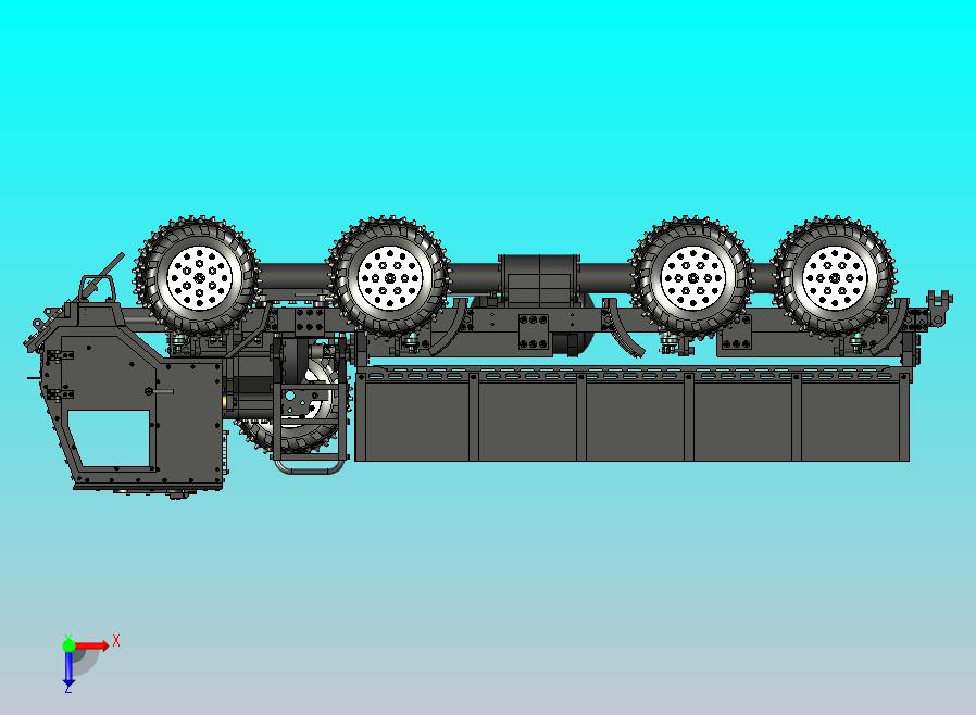 8X8 太脱拉卡车模型