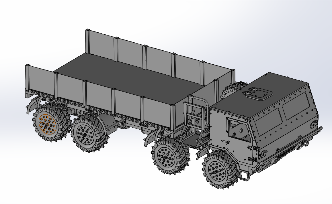 8X8 太脱拉卡车模型