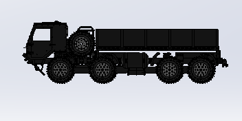 8X8 太脱拉卡车模型