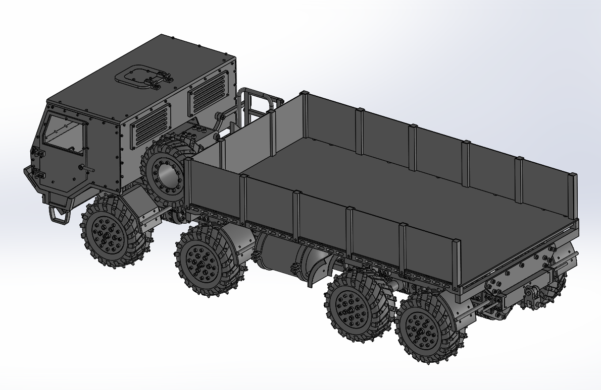 8X8 太脱拉卡车模型