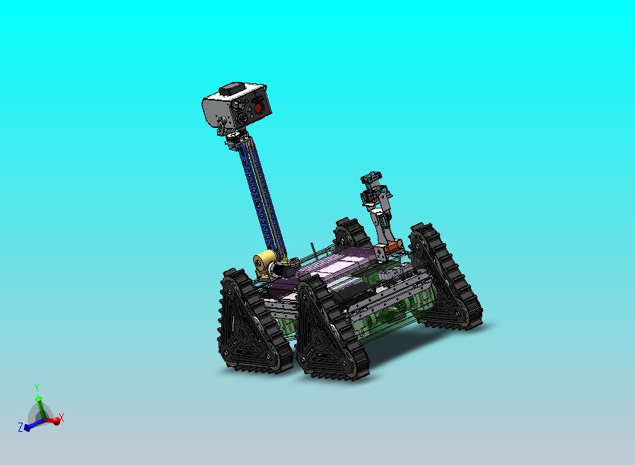 三角履带式营救机器人阿尔法