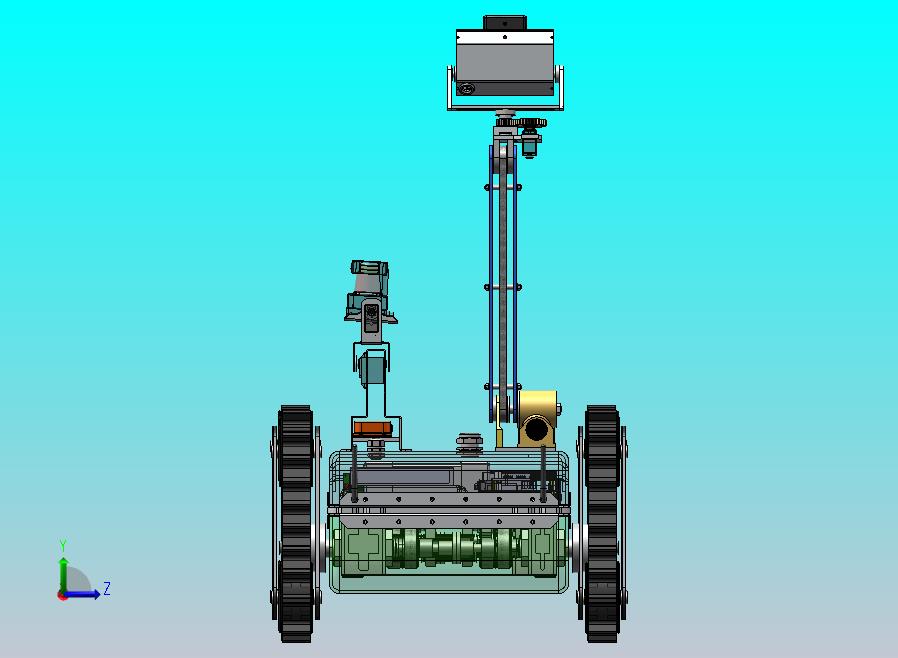 三角履带式营救机器人阿尔法