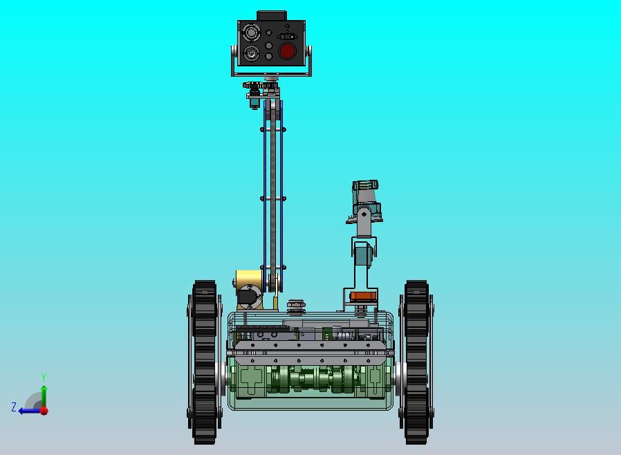 三角履带式营救机器人阿尔法
