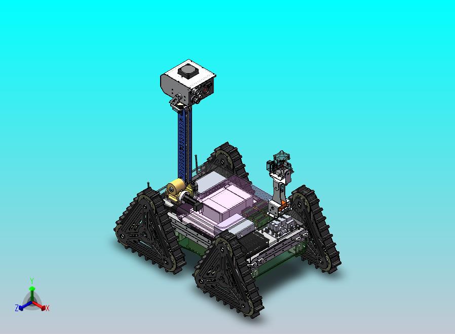 三角履带式营救机器人阿尔法