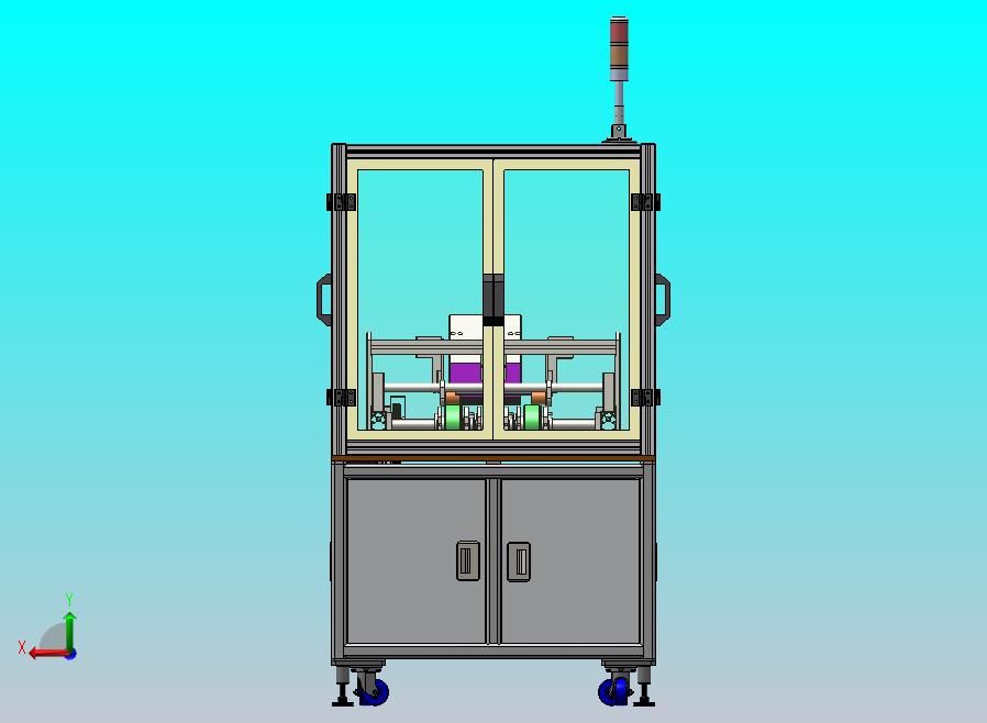 堆叠的卡片分页发卡+撕膜设备