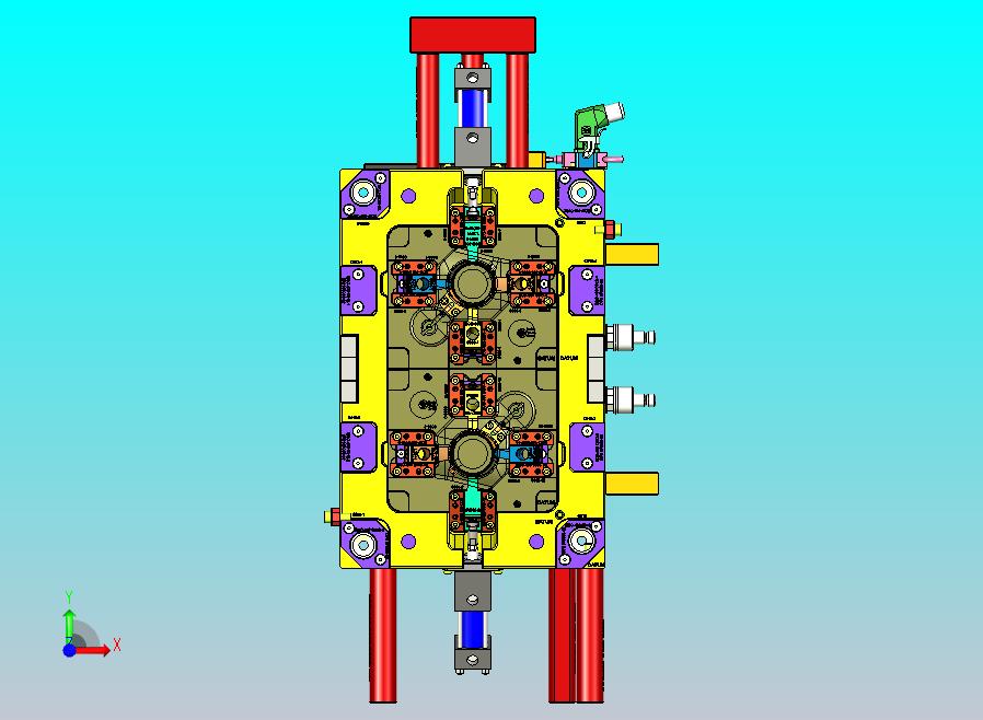 HASCO标准某电器产品出风口模具