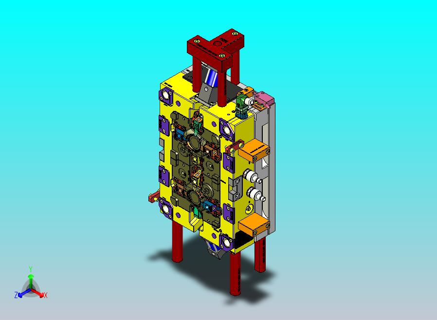 HASCO标准某电器产品出风口模具