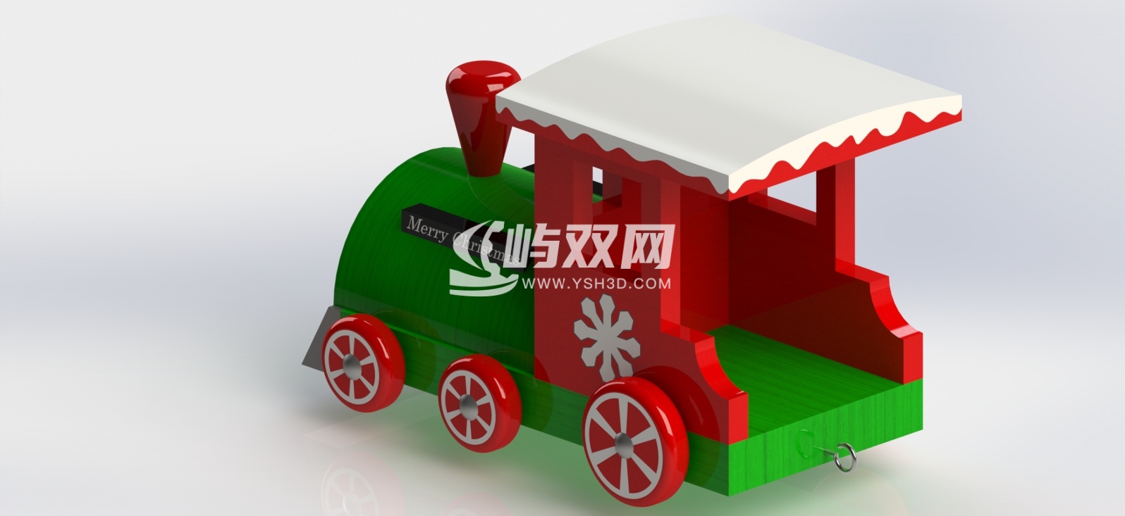 木制玩具圣诞列车