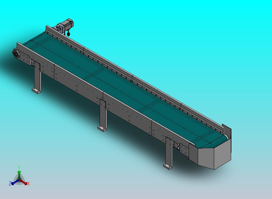铝型材的皮带式输送机