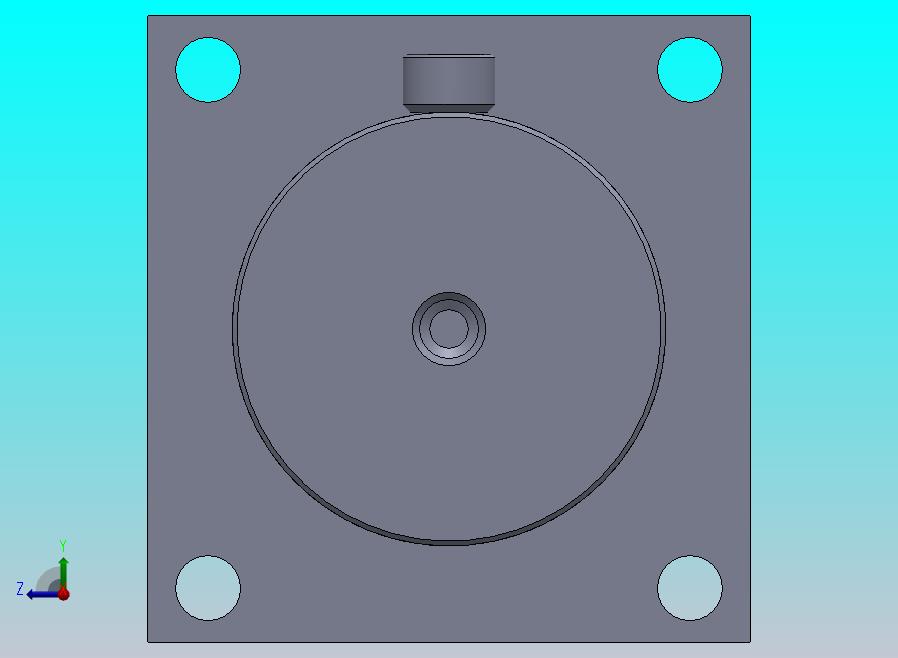 高压液压缸（带前法兰）150x70x32毫米