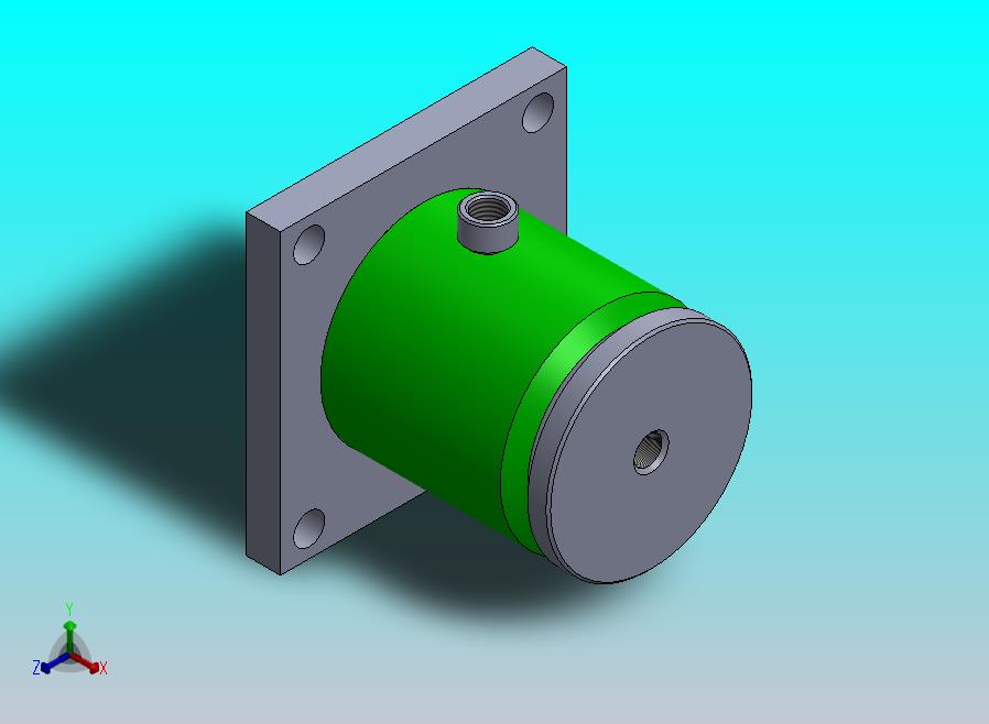 高压液压缸（带前法兰）150x70x32毫米