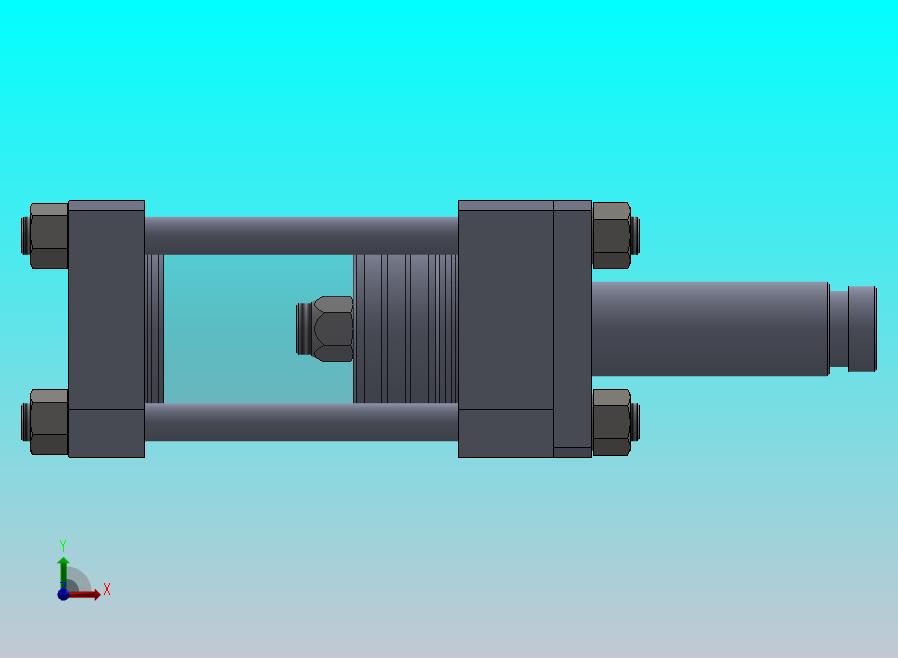 拉杆液压缸（带脚安装）100x50x99.5毫米