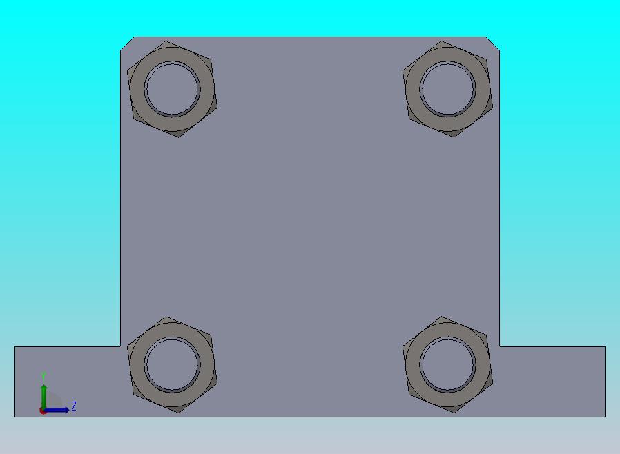 拉杆液压缸（带脚安装）100x50x99.5毫米