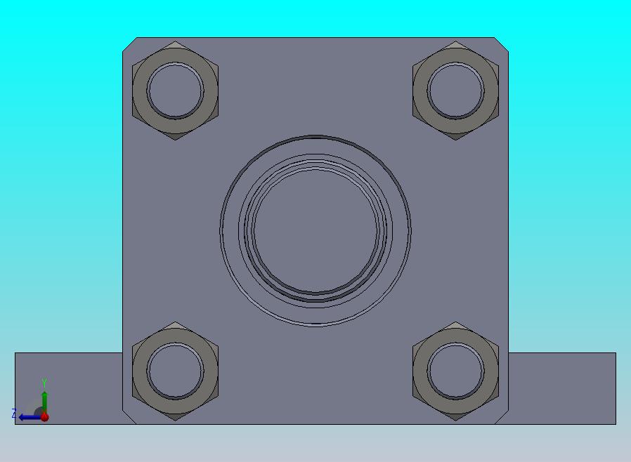 拉杆液压缸（带脚安装）100x50x99.5毫米