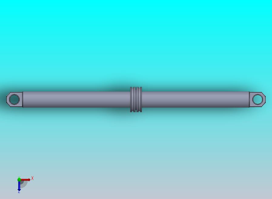 液压缸杆（直径=40毫米，长度=645毫米）