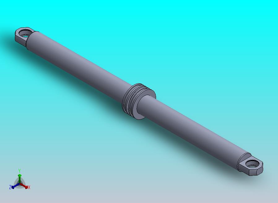 液压缸杆（直径=40毫米，长度=645毫米）